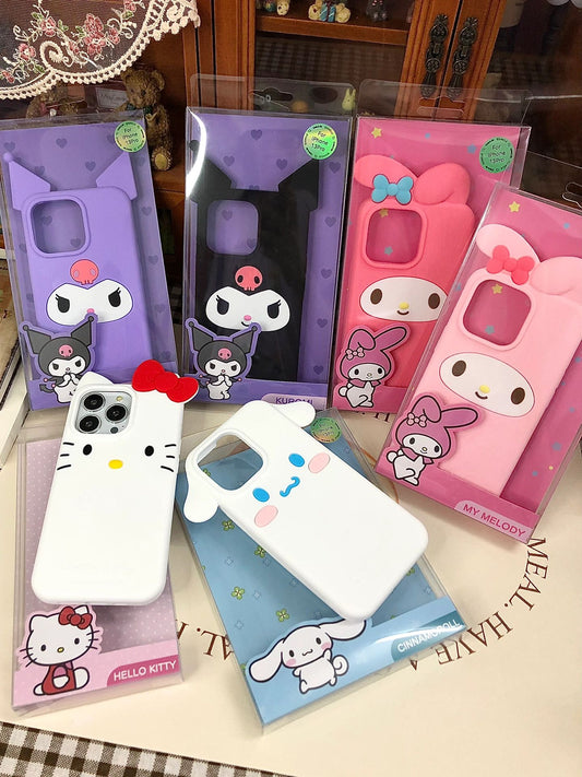 Sanrio Silicone Cute Kawaii Soft Phone Case