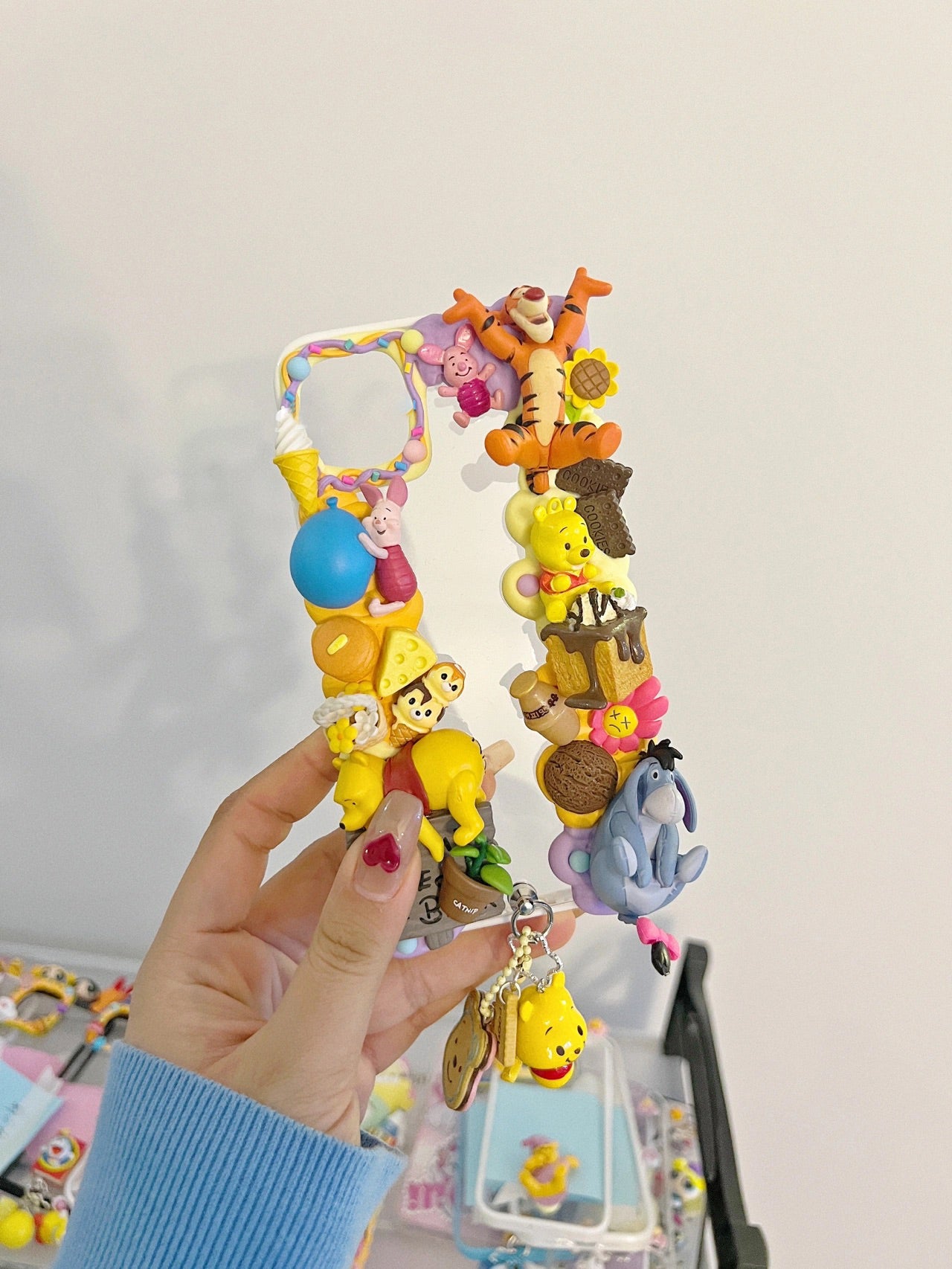 Disney  DIY Decoden Handmade Custom Cream Phone Case for iPhone Samsu –  jellydecoden