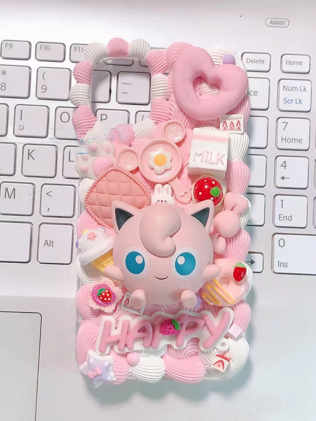 Custom Rainbow Decoden Phone Case, ZAKAPOP