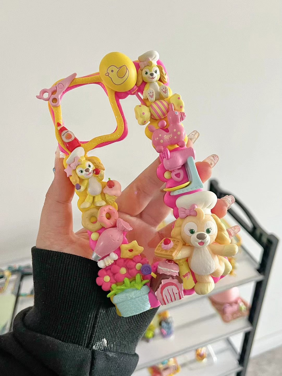 Disney  DIY Decoden Handmade Custom Cream Phone Case for iPhone Samsu –  jellydecoden