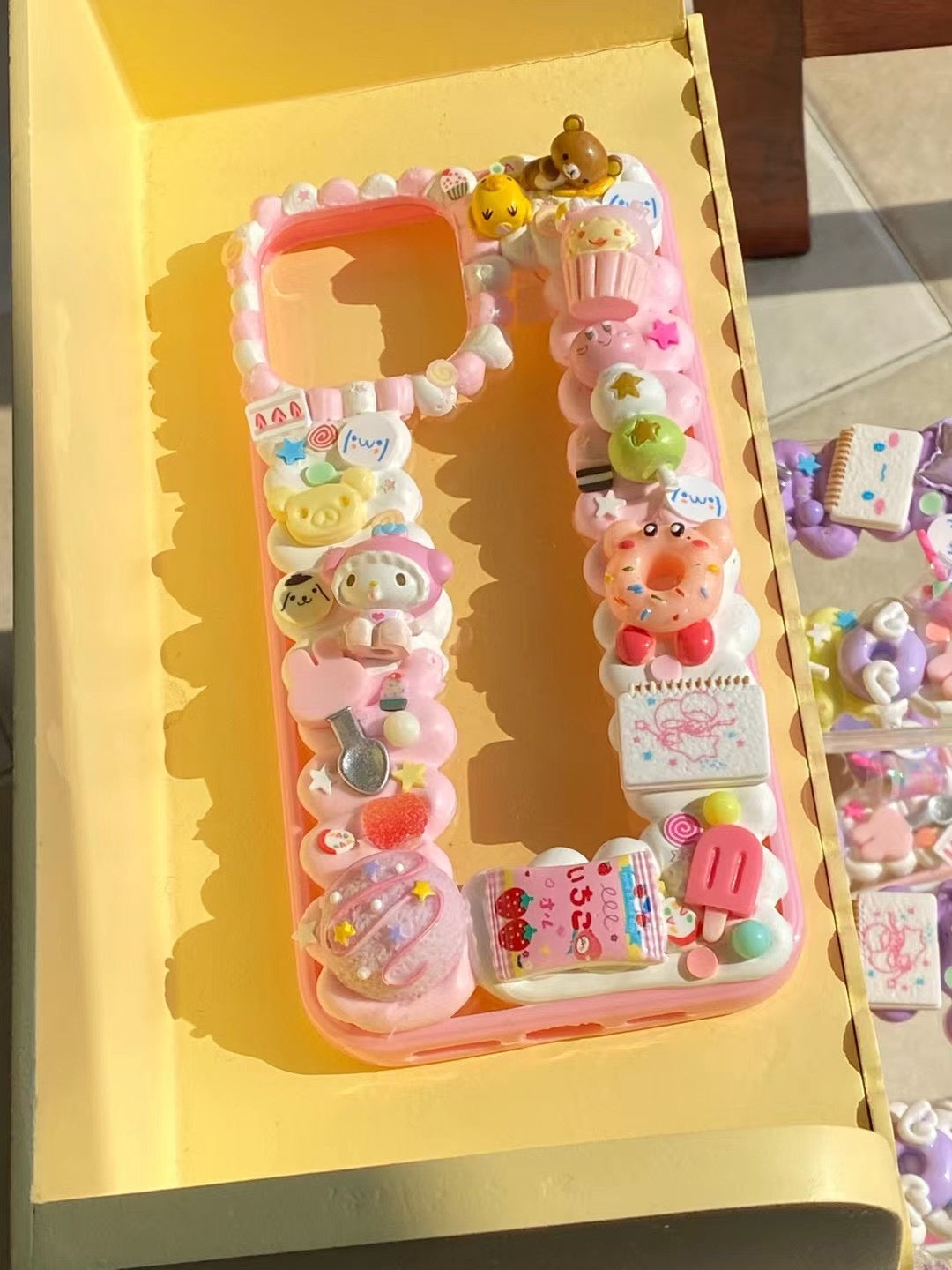 Sanrio  DIY Decoden Handmade Custom Cream Phone Case for iPhone