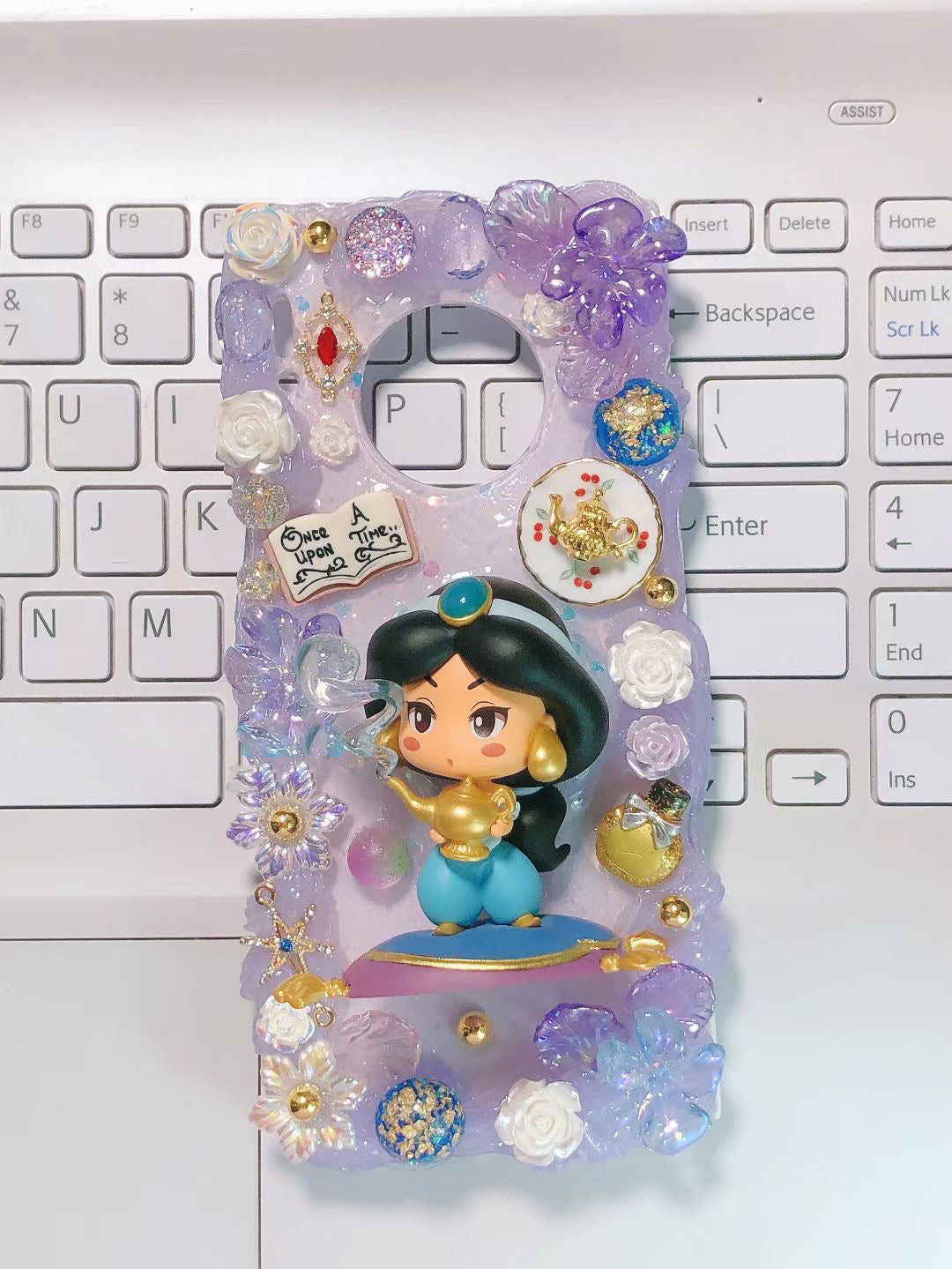 Disney  DIY Decoden Handmade Custom Cream Phone Case for iPhone Samsu –  jellydecoden