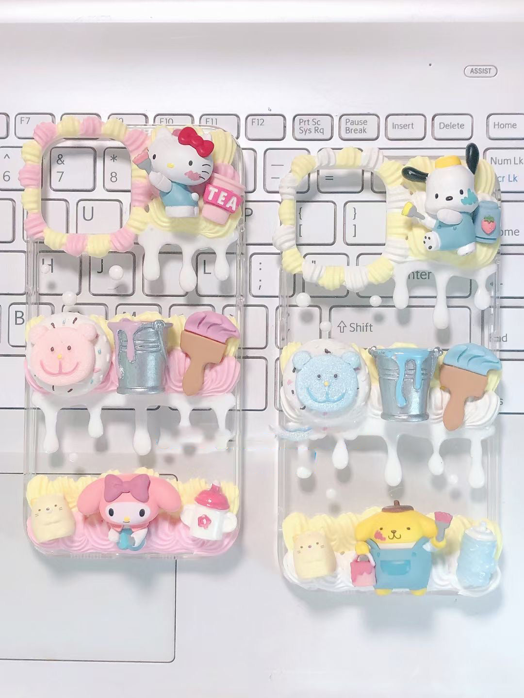 Sanrio｜DIY Decoden Handmade Custom Cream Phone Case for iPhone