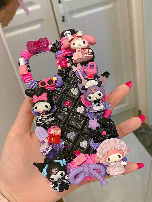 Melody  Sanrio DIY Decoden Handmade Custom Cream Phone Case for iPhon –  jellydecoden
