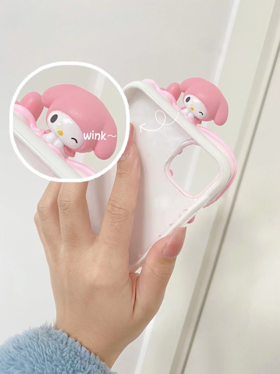 Melody  | Sanrio DIY Decoden Handmade Custom Cream Phone Case for iPhone Samsung | Phone Cover Accessories