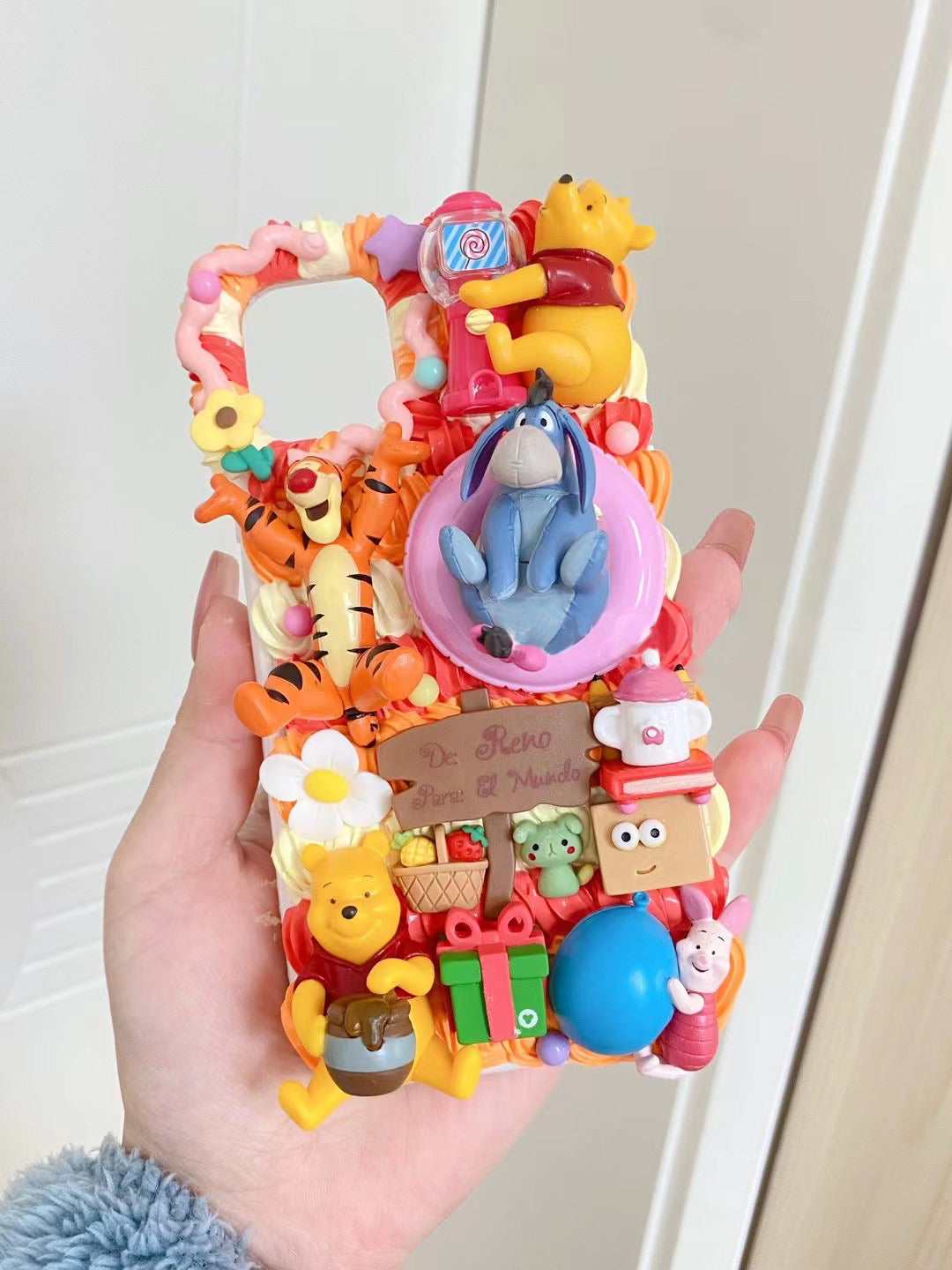 Disney | DIY Decoden Handmade Custom Cream Phone Case for iPhone Samsung | Phone Cover Accessories