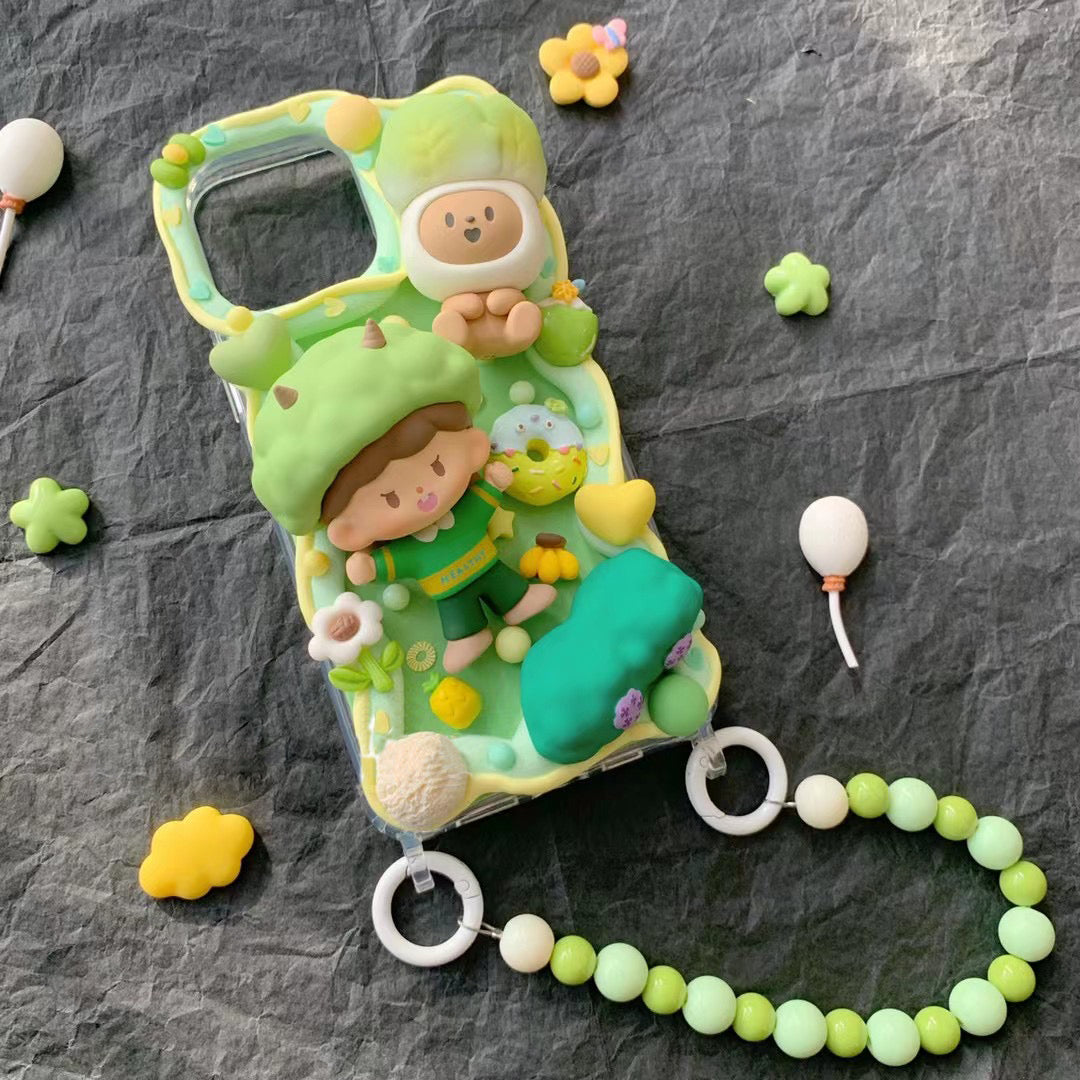 Carrot  Decoden Handmade Custom Cream Phone Case for iPhone Samsung –  molloydecoden