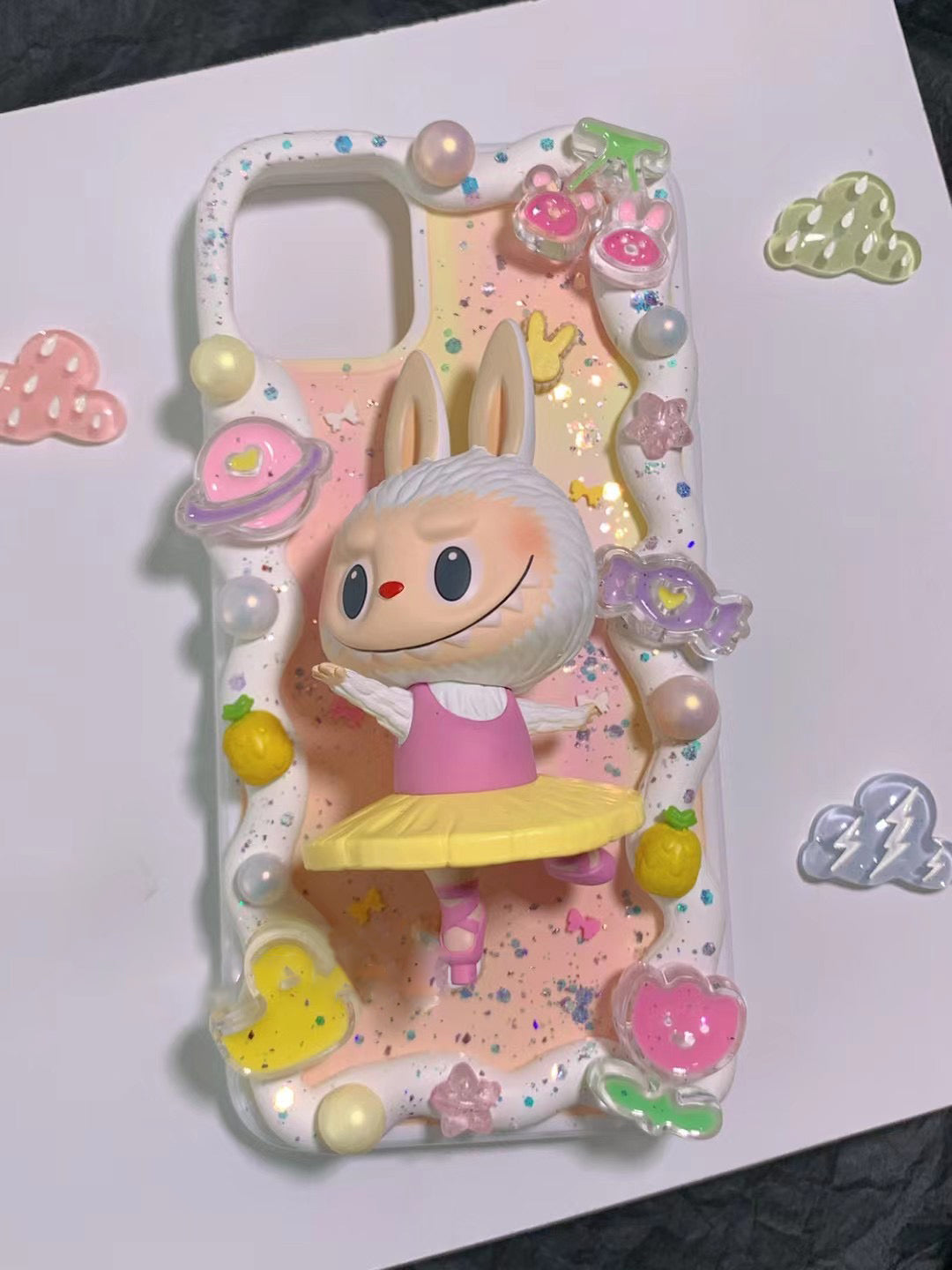 Cinnamoroll  Sanrio DIY Decoden Handmade Custom Cream Phone Case