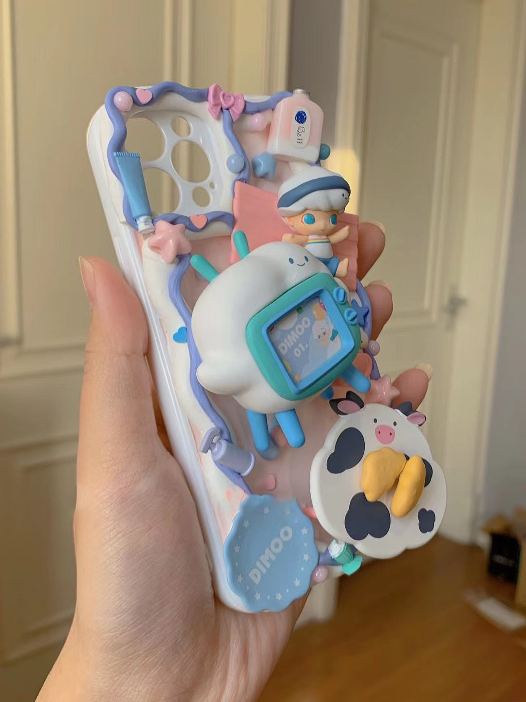 Cinnamoroll  Sanrio DIY Decoden Handmade Custom Cream Phone Case