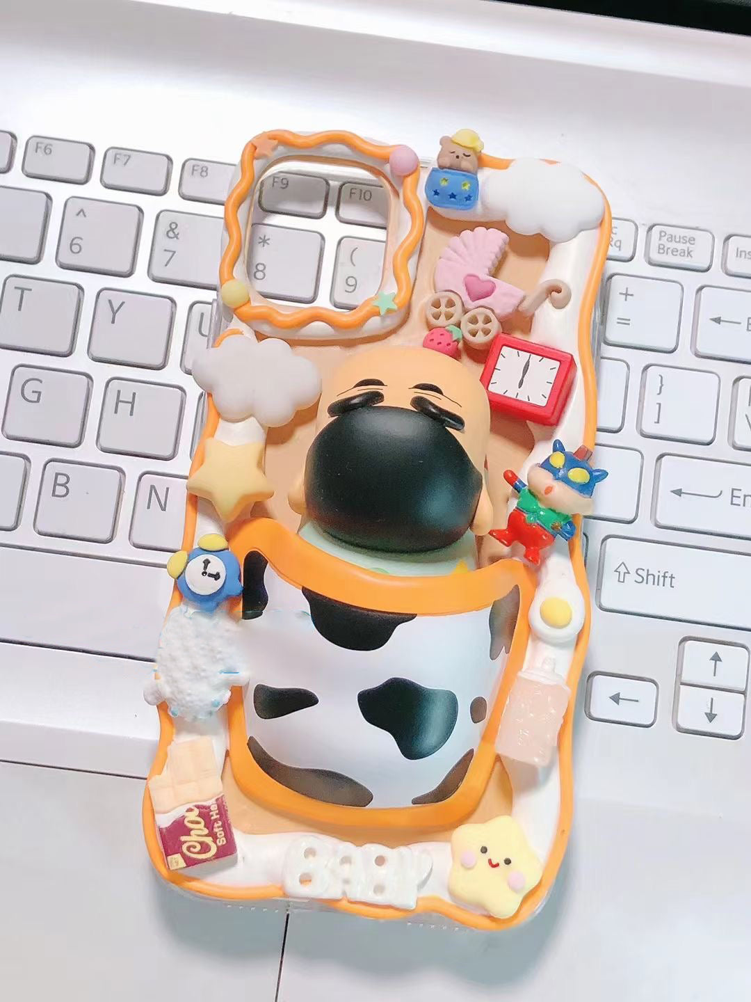 Crayon Shin-chan | DIY Decoden Handmade Custom Cream Phone Case