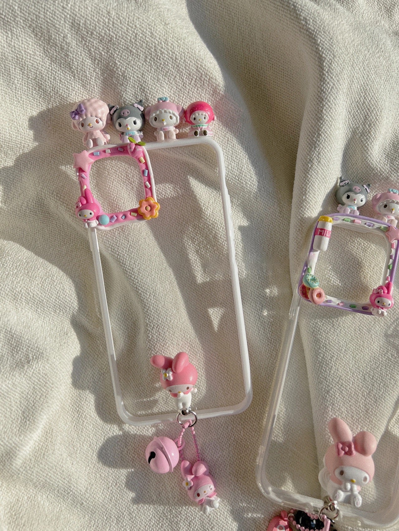 My Melody  DIY Decoden Handmade Custom Cream Phone Case for