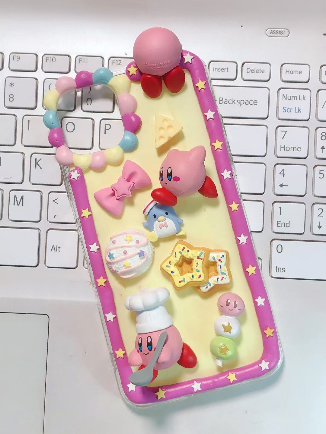 Kirby | DIY Decoden Handmade Custom Cream Phone Case for iPhone Samsung | Phone Cover Accessories