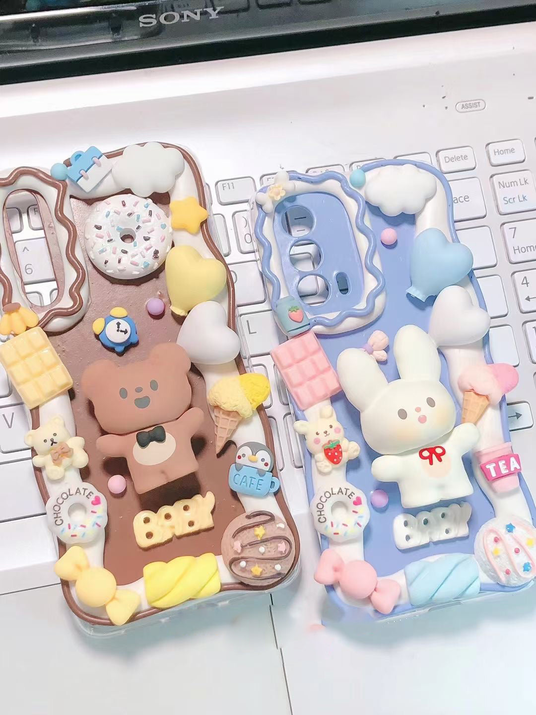 Molinta | DIY Decoden Handmade Custom Cream Phone Case for iPhone Samsung | Phone Cover Accessories