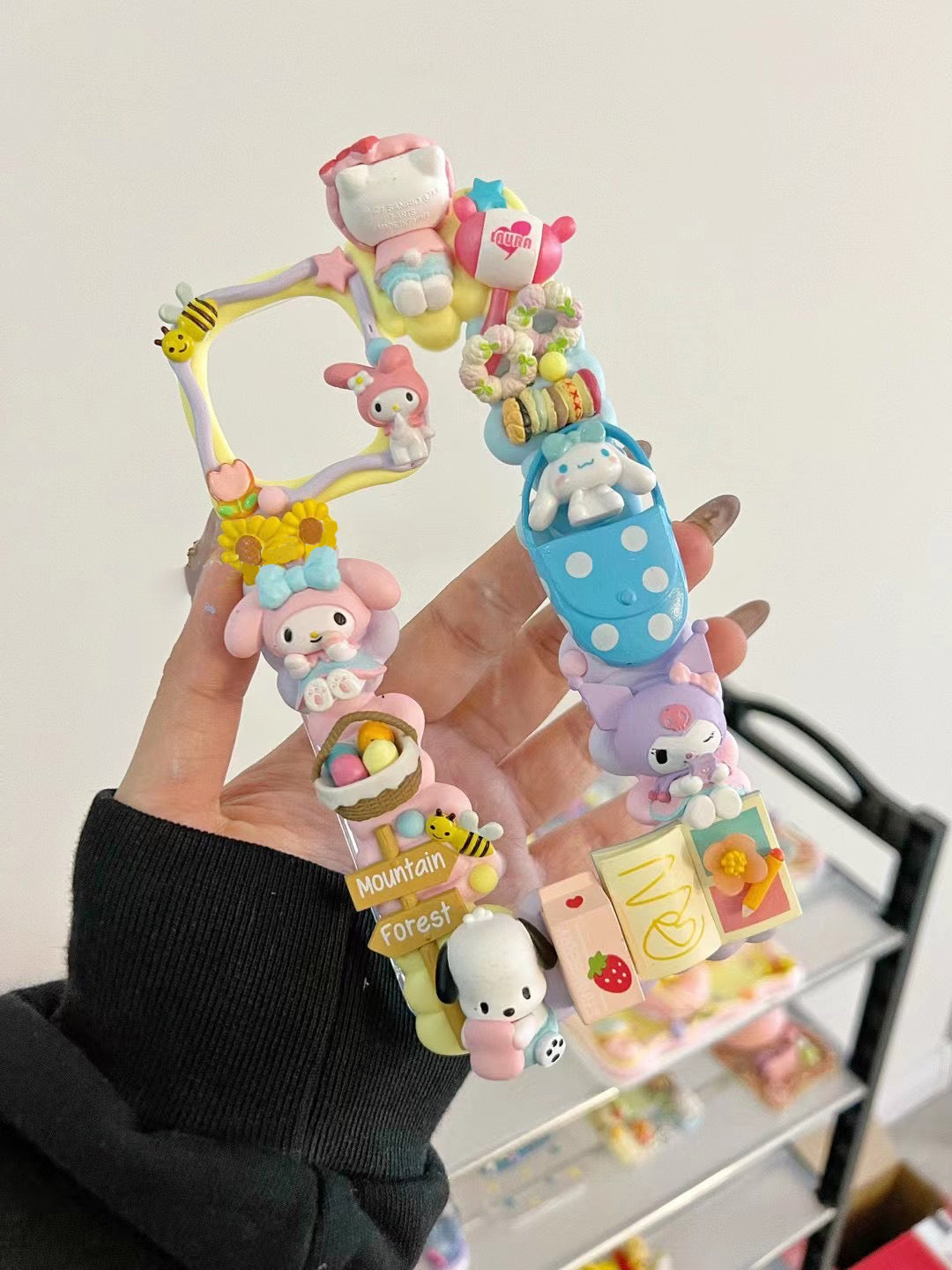 Sanrio | DIY Decoden Handmade Custom Cream Phone Case for iPhone Samsung | Phone Cover Accessories