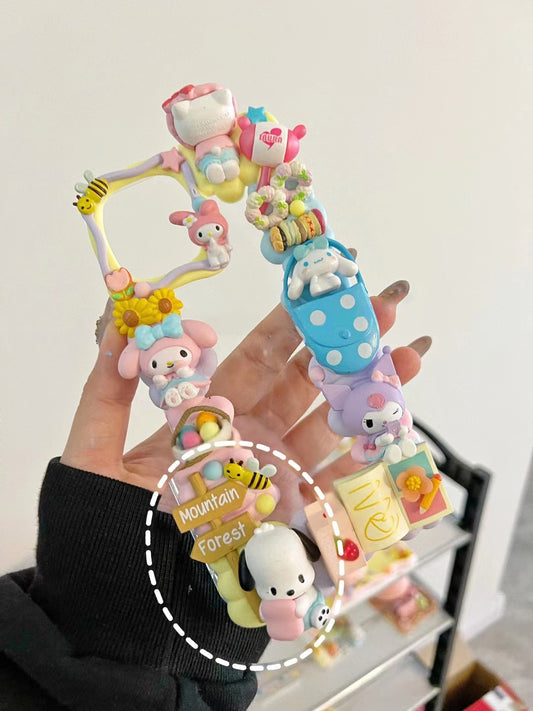 Sanrio | DIY Decoden Handmade Custom Cream Phone Case for iPhone Samsung | Phone Cover Accessories