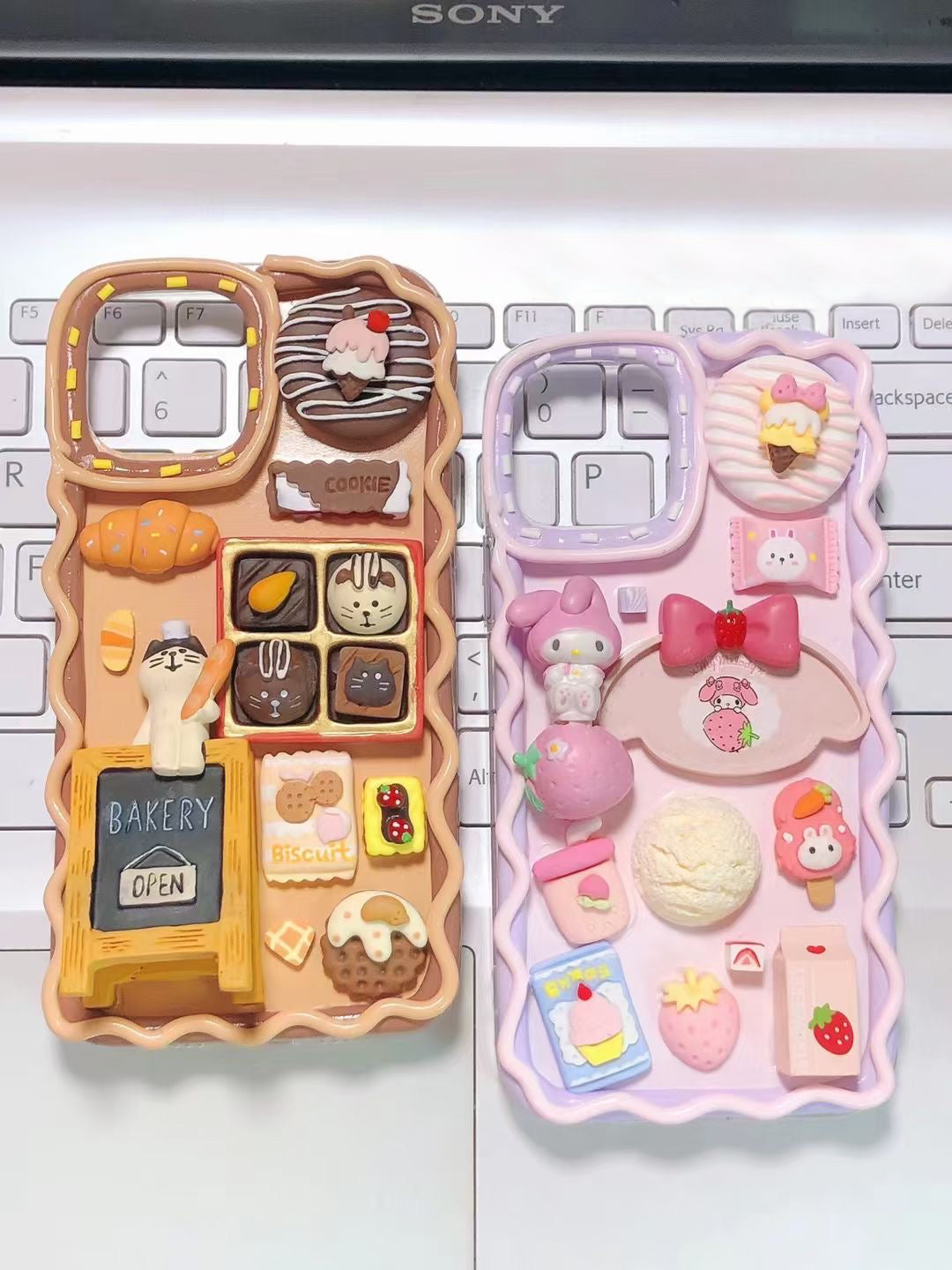 DIY Decoden Handmade Custom Cream Phone Case for iPhone Samsung | Phone Cover Accessories