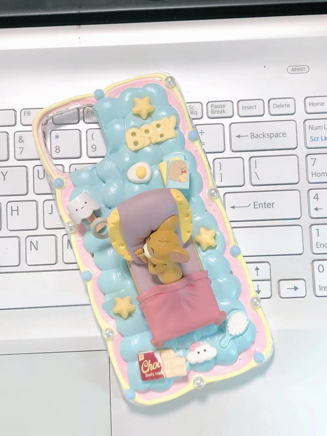 Jerry | DIY Decoden Handmade Custom Cream Phone Case for iPhone Samsung | Phone Cover Accessories