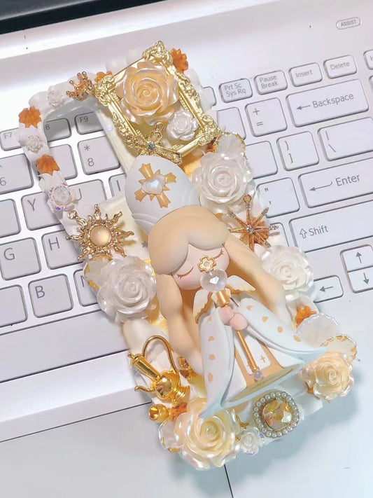 Laplly | Pope DIY Decoden Handmade Custom Cream Phone Case for iPhone Samsung | Phone Cover Accessories