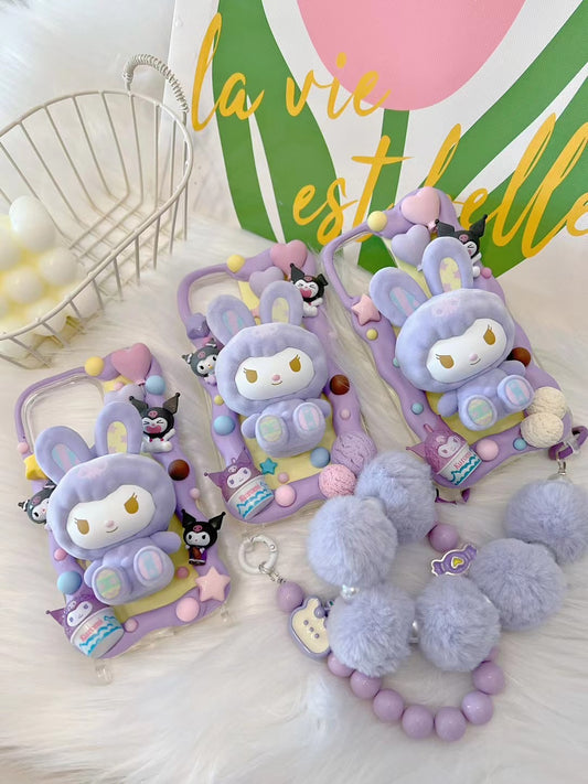 Sanrio | DIY Decoden Handmade Custom Cream Phone Case for iPhone Samsung | Phone Cover Accessories