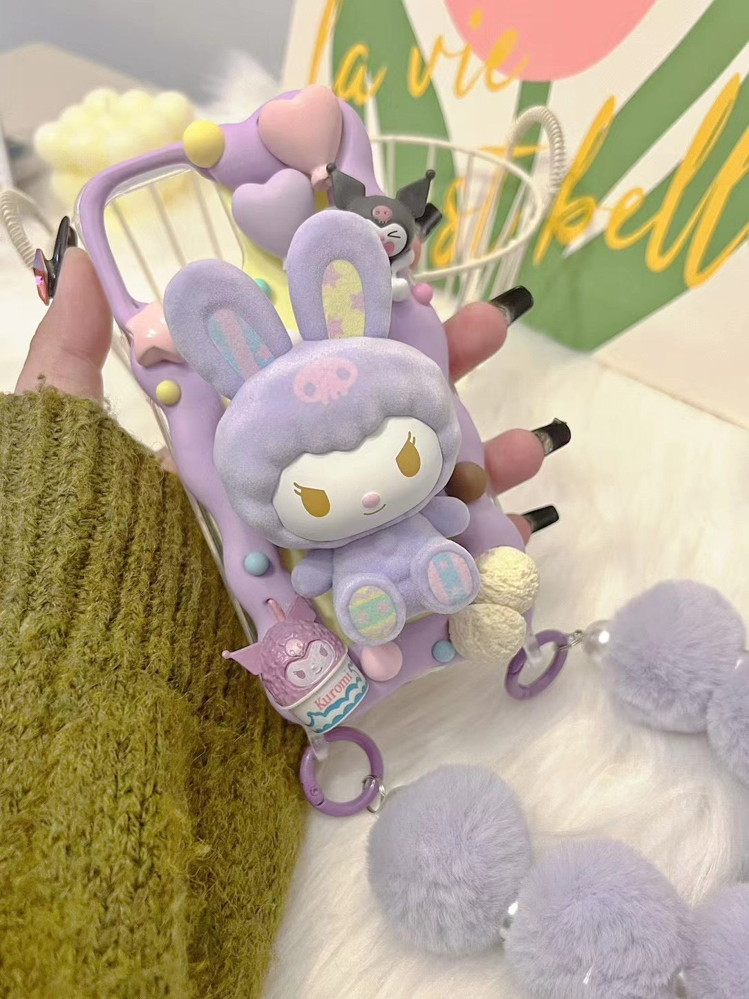 Sanrio | DIY Decoden Handmade Custom Cream Phone Case for iPhone Samsung | Phone Cover Accessories