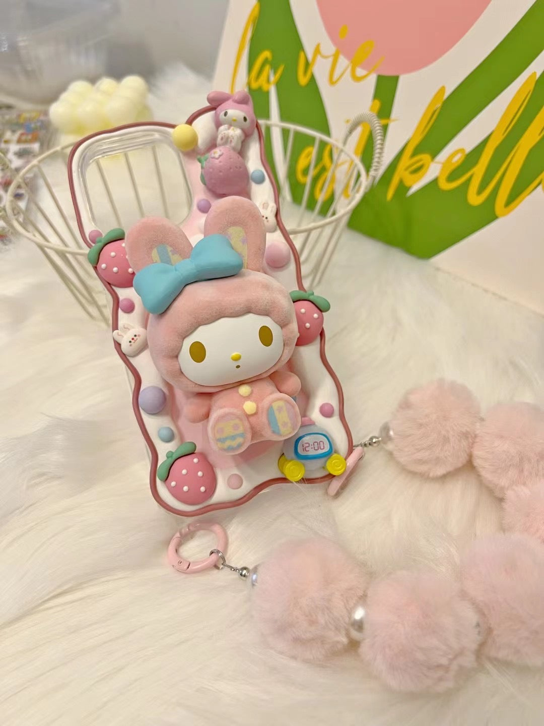 Sanrio | DIY Decoden Handmade Custom Cream Phone Case for iPhone Samsung | Phone Cover Accessories