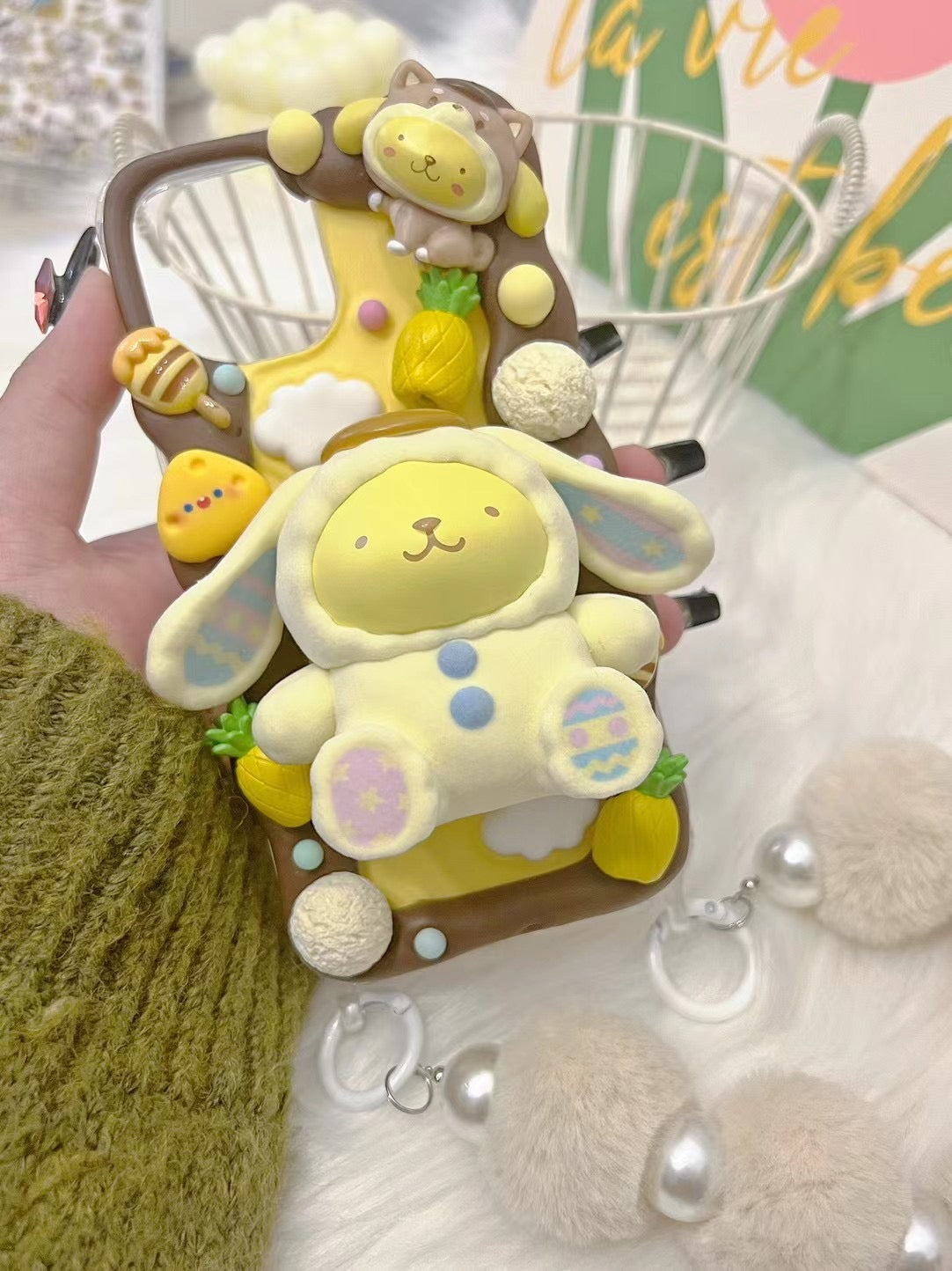 Sanrio | DIY Decoden Handmade Custom Cream Phone Case for iPhone Samsung | Phone Cover Accessories