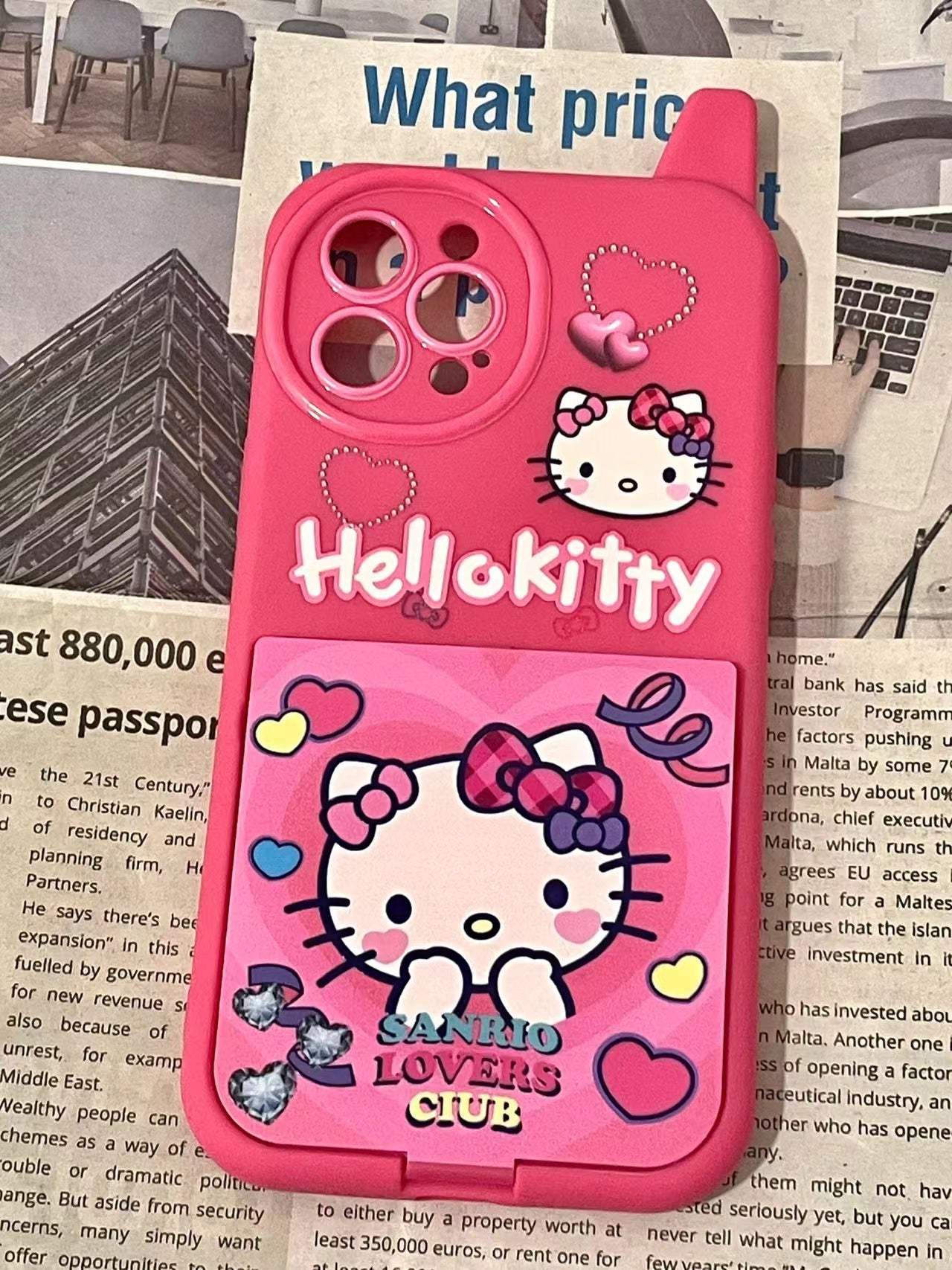 Retro cartoon phone case (with mirror)｜ Only iphone model