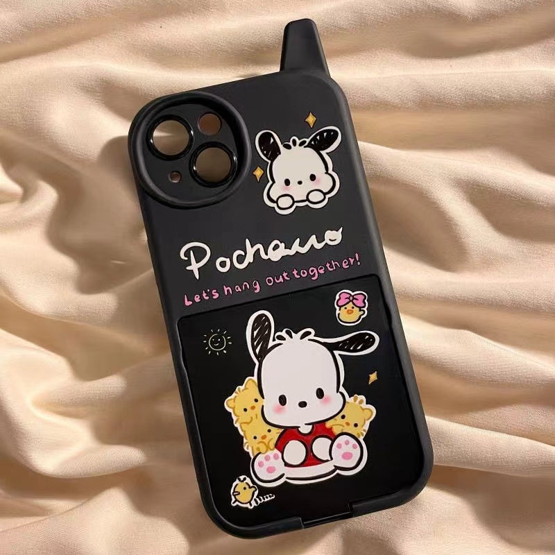 Retro cartoon phone case (with mirror)｜ Only iphone model